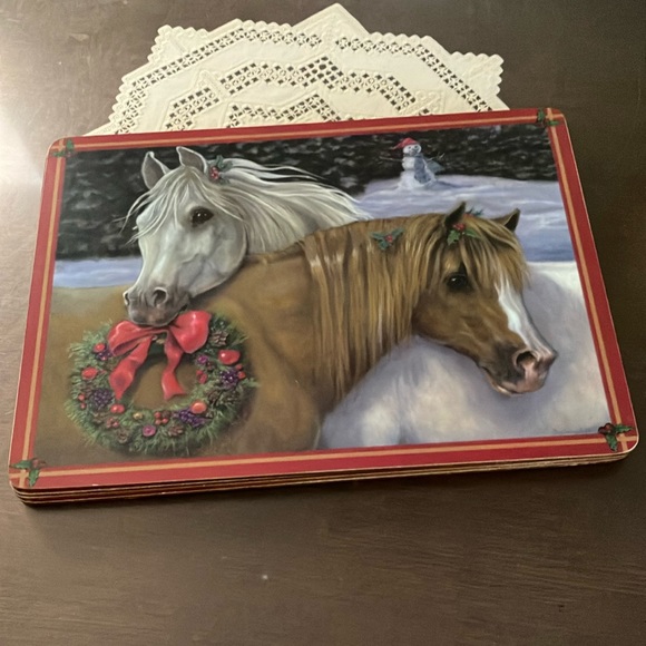 Vintage Country Christmas Mats - Picture 2 of 7
